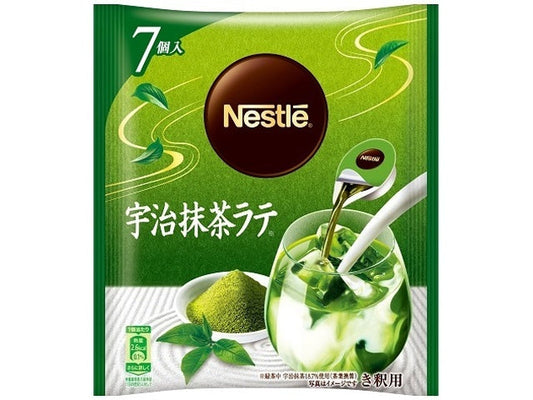 ネスレ　ポーション宇治抹茶ラテ 7個×12