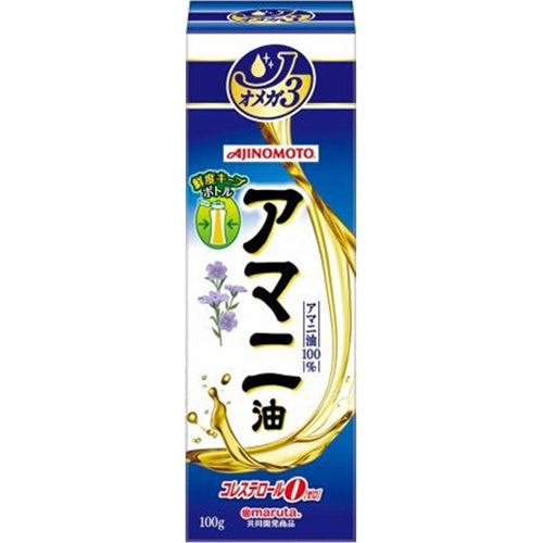 味の素　アマニ油　１００ｇ鮮度ボトル×8