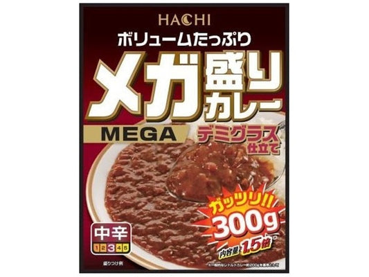 ハチ食品 メガ盛りカレーデミグラス仕立て300g×22