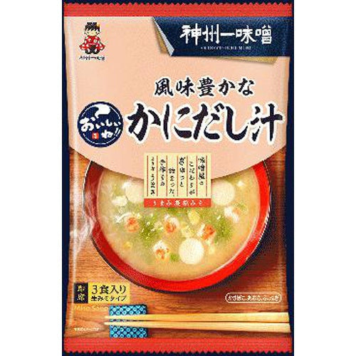 神州一　おいしいね！！風味豊かなかにだし汁3食×12