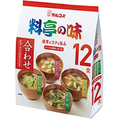 マルコメ　お徳用料亭の味みそ汁 12食