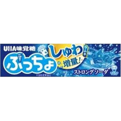 味覚糖　ぷっちょ　ストロングソーダスティック10粒×10