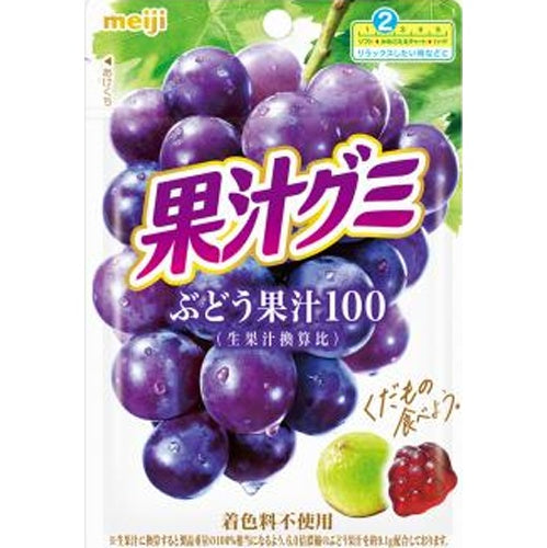 明治 果汁グミ ぶどう54g×10