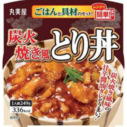 丸美屋　炭火焼き風とり丼　ごはん付き249g×6