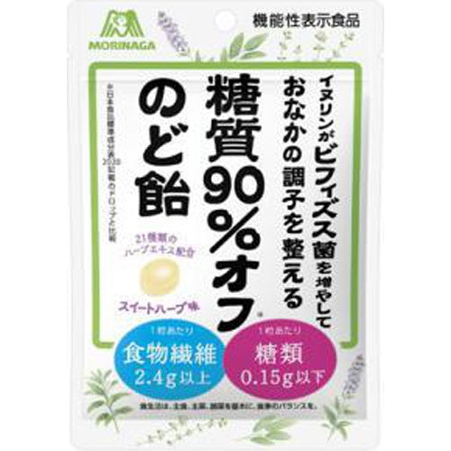 森永　糖質９０％オフのど飴　58g×7