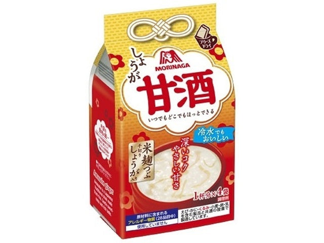 森永　甘酒しょうが　4袋入×10