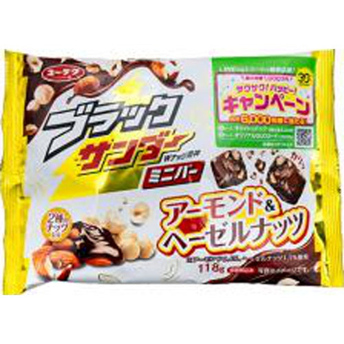 有楽 ブラックサンダーアーモンド&ヘーゼル×24