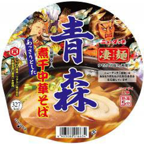 ニュータッチ　凄麺　青森煮干中華×12
