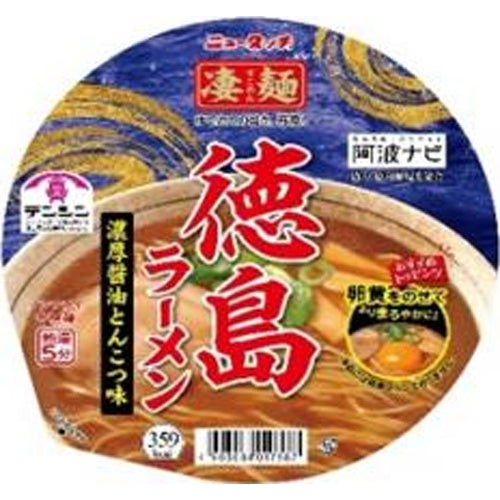 ニュータッチ 凄麺 徳島ラーメン濃厚醤油とんこつ味×12