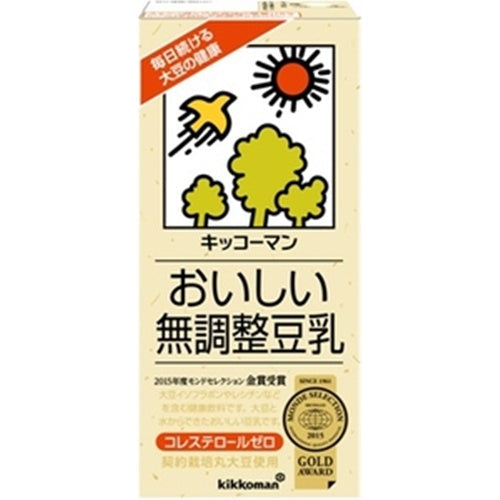 【萬】ソイＦ  おいしい無調整豆乳 1L×6