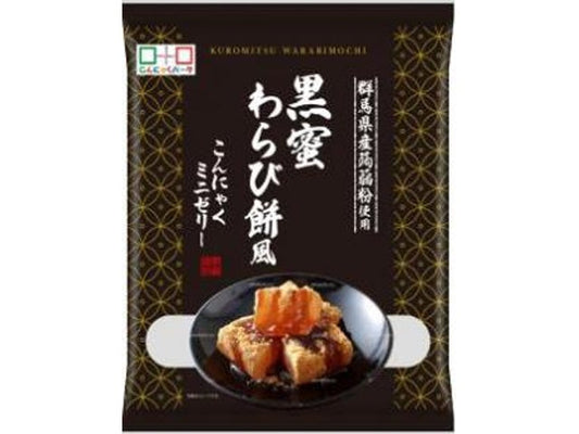 ヨコオ 黒蜜こんにゃくわらび餅風 500g×12