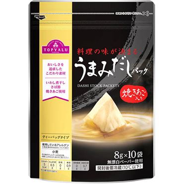 イオン　うまみだしパック 80g（8g×10袋）　トップバリュ　