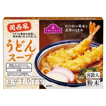 イオン　うどんスープ 64g　トップバリュ　