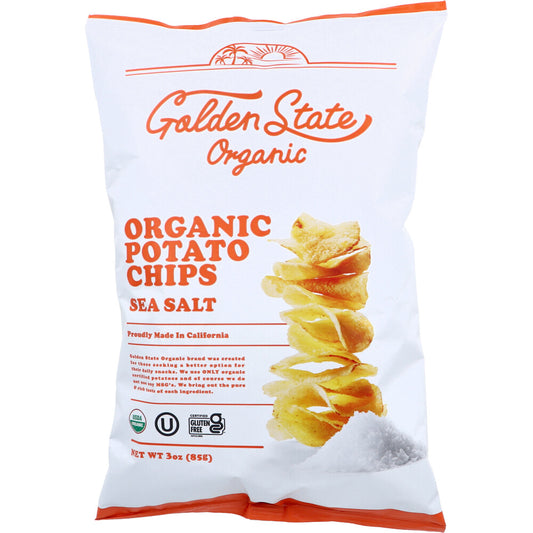 Golden State Organic オーガニックポテトチップス シーソルト 85g×15