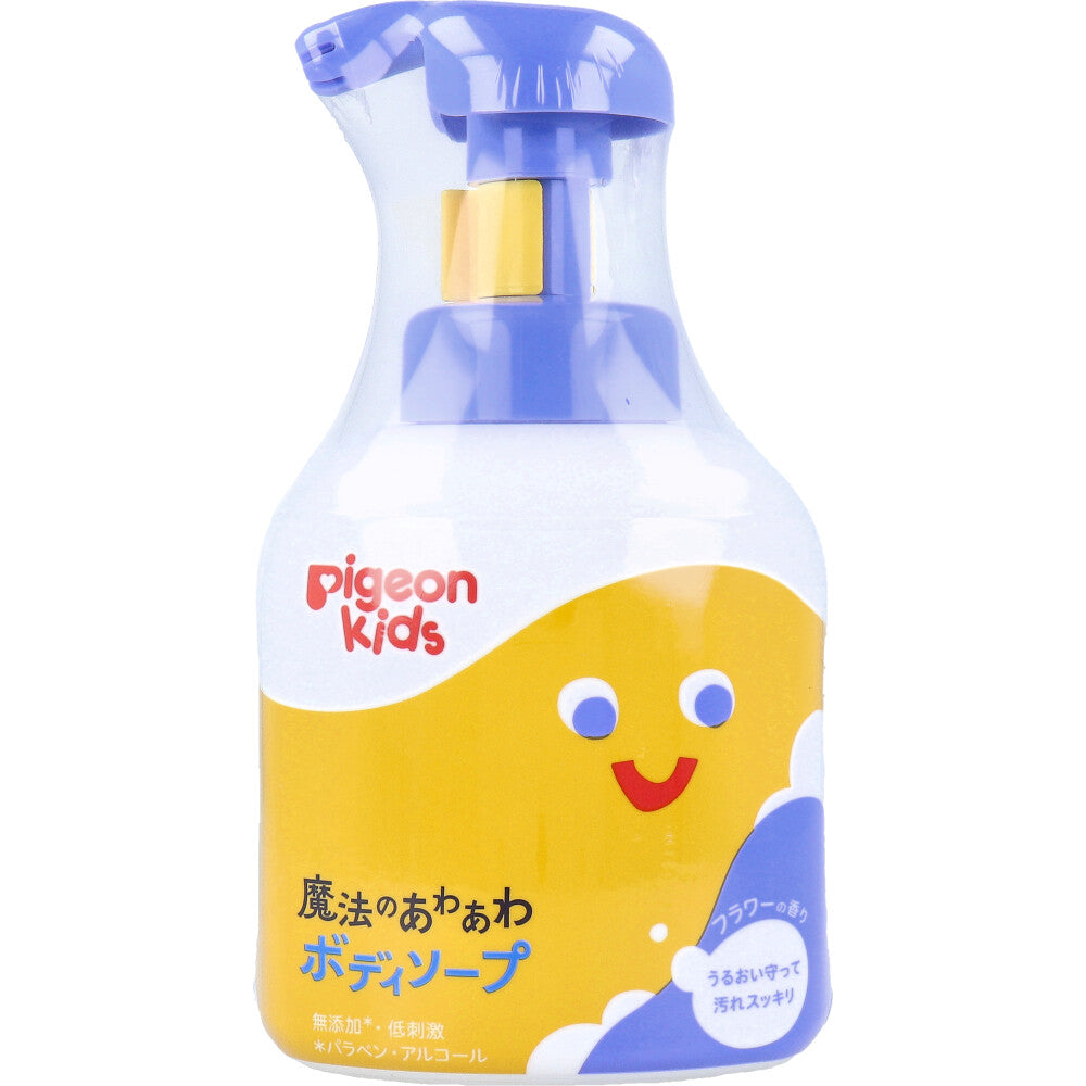 ピジョンキッズ 魔法のあわあわボディソープ フラワーの香り 400mL×20