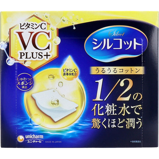 シルコット うるうるコットン ビタミンC PLUS+ 40枚入×36