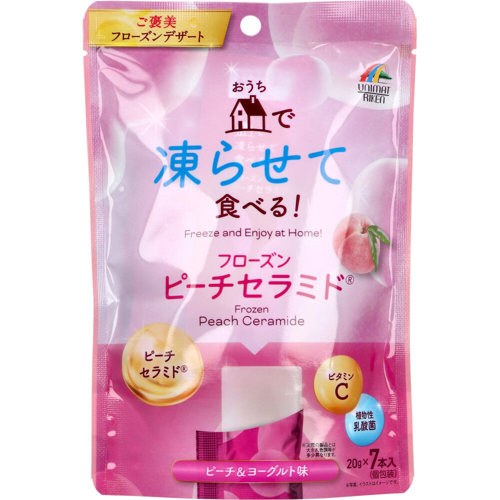 おうちで凍らせて食べる！フローズンピーチセラミド 個包装 ピーチ＆ヨーグルト味 20g×7本入×40
