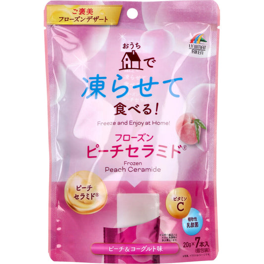 おうちで凍らせて食べる！フローズンピーチセラミド 個包装 ピーチ＆ヨーグルト味 20g×7本入×40