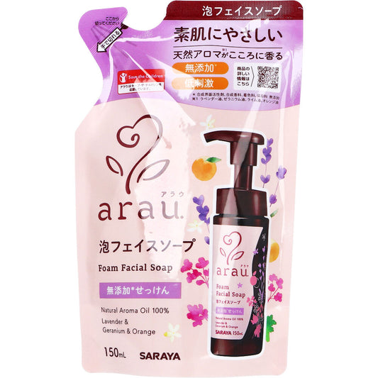 arau.(アラウ) 泡フェイスソープ 詰替用 150mL×30