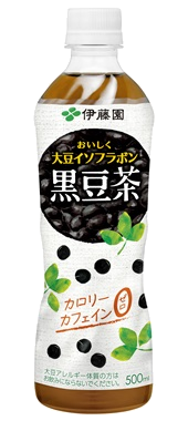 伊藤園　おいしく大豆イソフラボン黒豆茶 PET 500ml×24