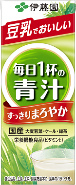 伊藤園　毎日1杯の青汁 まろやか豆乳ミックス 紙パック 200ml×24