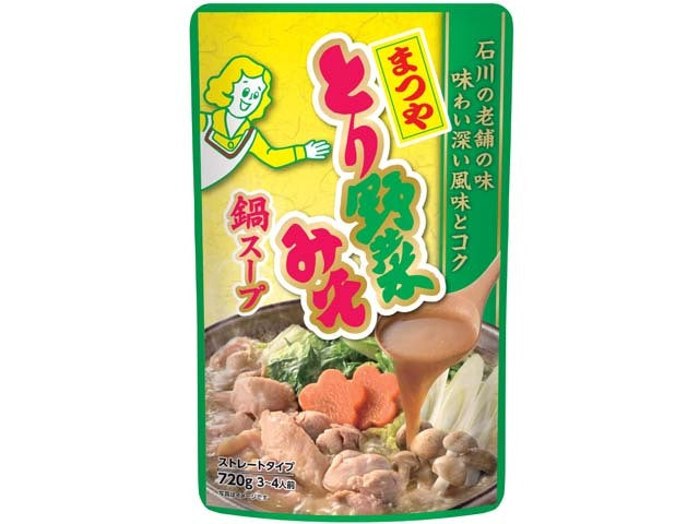 イチビキ ストレートまつやとり野菜みそ鍋Ｓ 720g x10