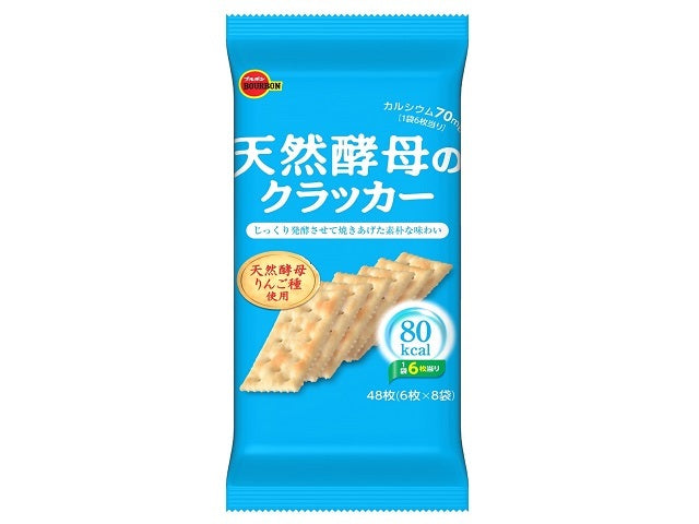 ブルボン 天然酵母のクラッカー 48枚x6