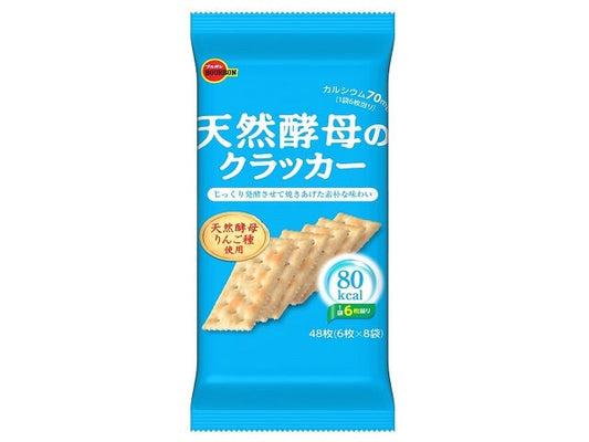 ブルボン 天然酵母のクラッカー 48枚x6