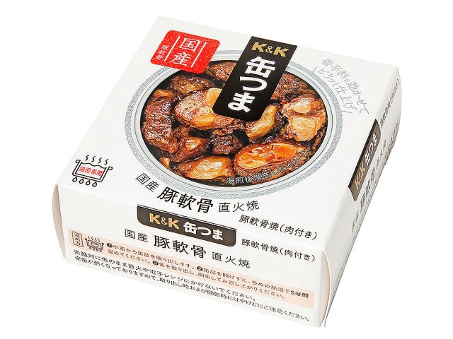 K&K 缶つま 国産 豚軟骨 直火焼 40gx12