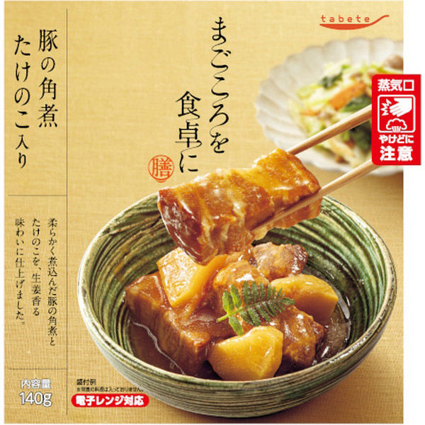 tabeteまごころを食卓に 膳 豚の角煮たけのこ入り 120gx30