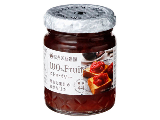 信州須藤農園 １００％フルーツ ストロベリー 140gx6