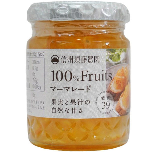 信州須藤農園 １００％Ｆ マーマレード 135gx6