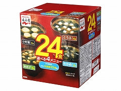 永谷園 箱入り生みそタイプ 徳用みそ汁２４食 285.6gx4