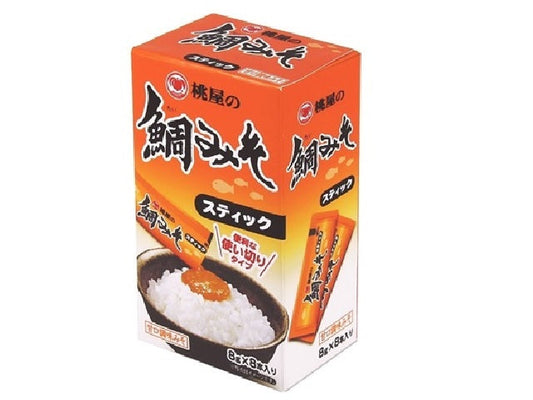桃屋 桃屋の鯛みそ スティック 箱入り 8gX8本x6