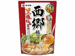 ヤマキ 西郷鍋つゆ 黒豚だし醤油 700g x12