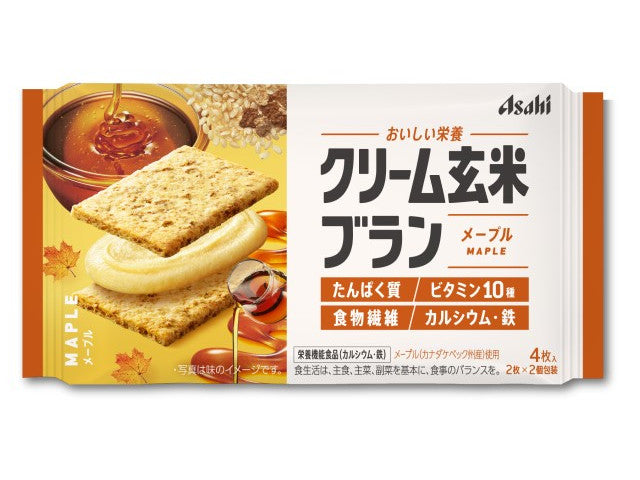 アサヒ クリーム玄米ブラン メープル 72gx6