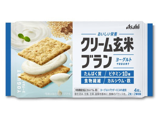アサヒ クリーム玄米ブラン ヨーグルト 72gx6