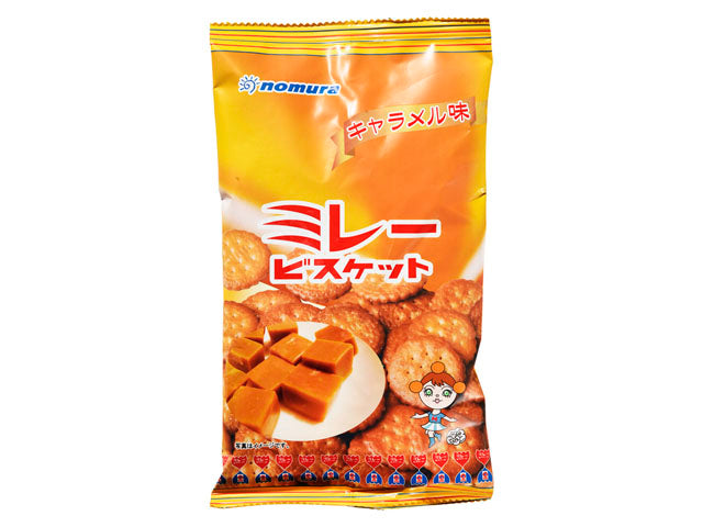 野村煎豆 ミレービスケット キャラメル味 110gx20