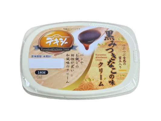 丸和油脂 デキシー黒みつきなこ味クリーム 180gx6