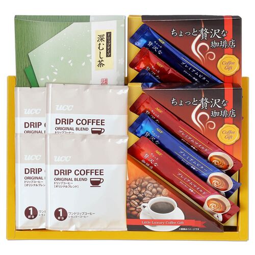 AGF・UCCコーヒー・ドリップ緑茶 B