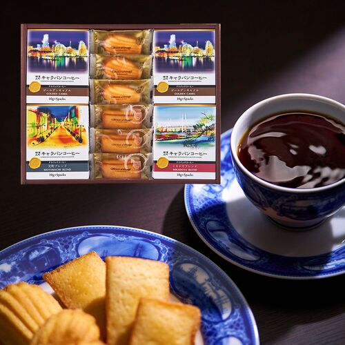 神奈川・横浜 横濱馬車道ギフトセット （コーヒー3種、マドレーヌ/フィナンシェ×各3）