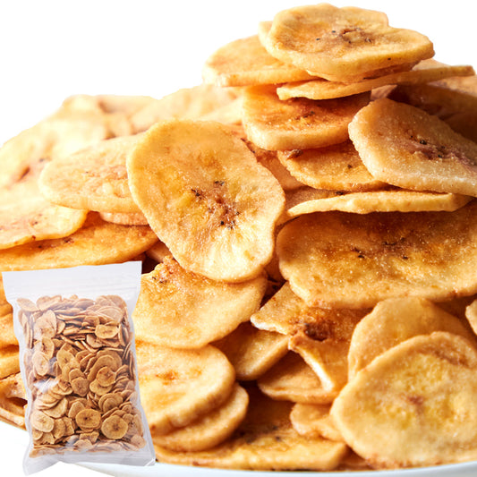 サクっと軽く甘くて美味しい!!【お徳用】濃蜜バナナチップス500g×3